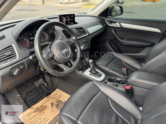 KURT CAR DAN 2018 AUDİ Q3 C.TAVAN E.BAGAJ DERİ+ISITMA+LED FAR