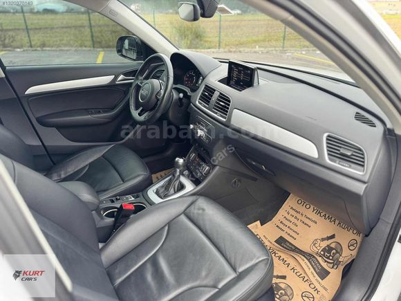 KURT CAR DAN 2018 AUDİ Q3 C.TAVAN E.BAGAJ DERİ+ISITMA+LED FAR