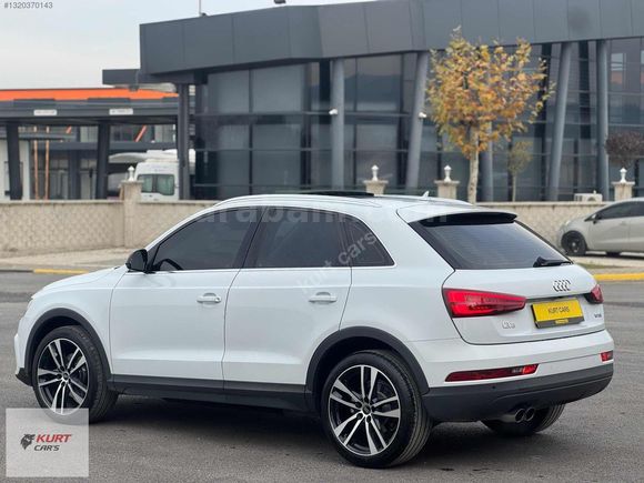 KURT CAR DAN 2018 AUDİ Q3 C.TAVAN E.BAGAJ DERİ+ISITMA+LED FAR