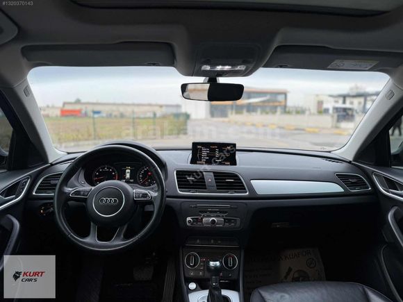 KURT CAR DAN 2018 AUDİ Q3 C.TAVAN E.BAGAJ DERİ+ISITMA+LED FAR