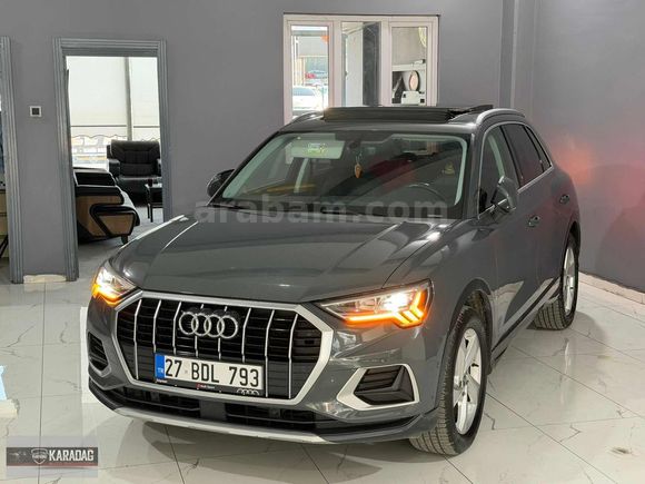 2021 AUDI Q3 BOYASIZ 125 BİN KM CAM TAVAN FULL