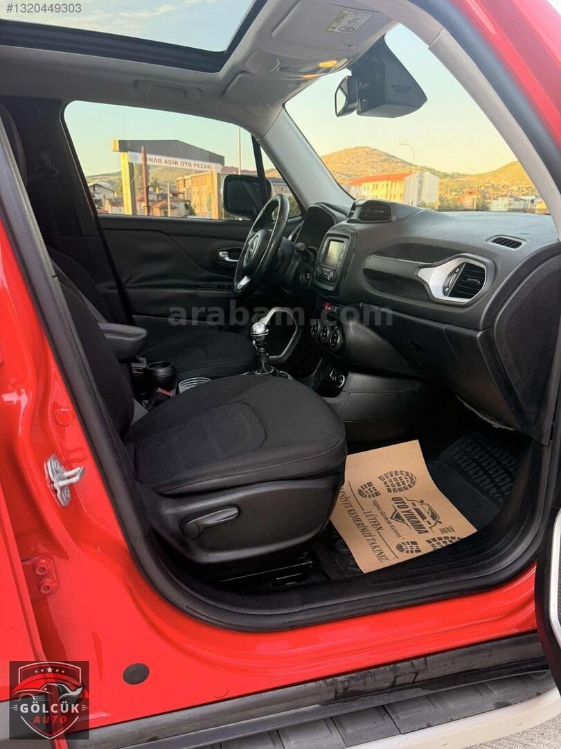 Galeriden Jeep Renegade 1.6 MultiJet Limited 2014 Model Afyonkarahisar 180.000 km Kırmızı 7