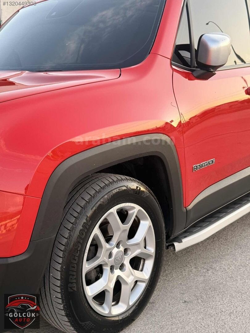 Galeriden Jeep Renegade 1.6 MultiJet Limited 2014 Model Afyonkarahisar 180.000 km Kırmızı 2