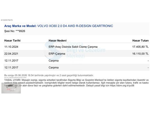 DE-CE GRUP OTOMOTİVDEN 2.0 D4 190 HP ADVANCE CAM TAVAN