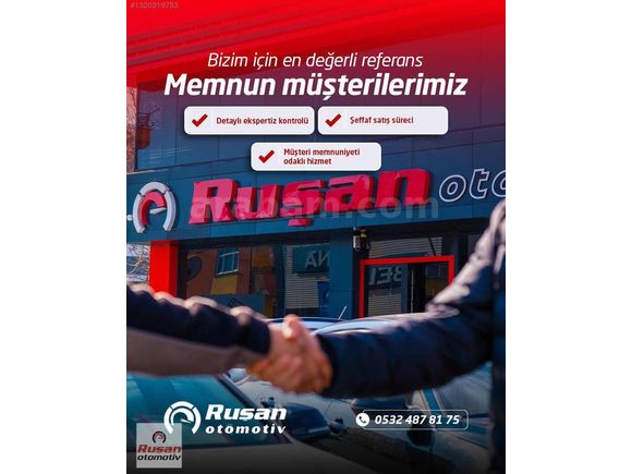 RUŞAN'dan 2024 Jaecoo 4x4+CamTavan+Isıtma+Sony+540+E.Bgj BOYASIZ