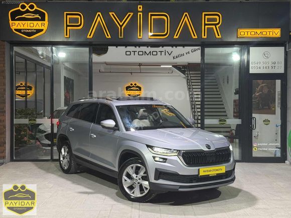 PAYİDAR'DAN 2021 SKODA KODİAQ 1.5 TSİ PRESTİGE CAM TVN KLTK ISIT