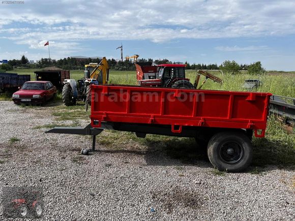 3-4 TON 2 TEKERLİ TAMPERLİ RÖMORK