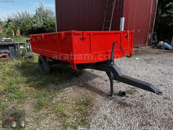 3-4 TON 2 TEKERLİ TAMPERLİ RÖMORK