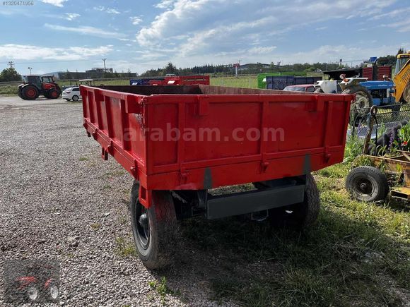 3-4 TON 2 TEKERLİ TAMPERLİ RÖMORK