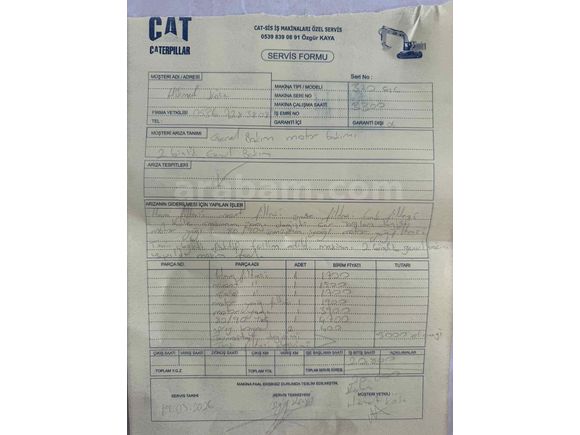 Galeriden Caterpillar 2023 model 320d3gc 3.300 saate  