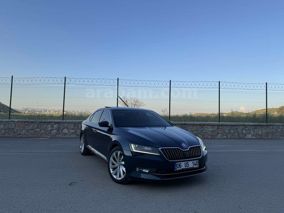 Sahibinden Skoda SuperB 1.6 TDI Prestige 2018 Model  142.000 km Mavi