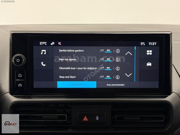 Berlingo 1.5 BlueHDI Feel Bold (İLK SAHİBİ & GARANTİ& ORJİNAL )