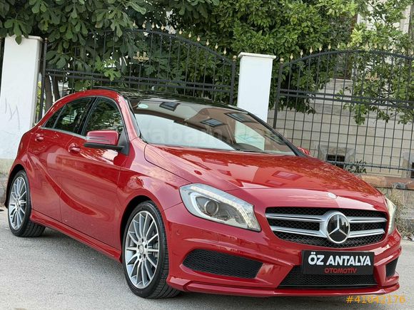 MERCEDES_BENZ_A-180_AMG_SPORT_KIRMIZI_CAM_TAVAN_139_KM