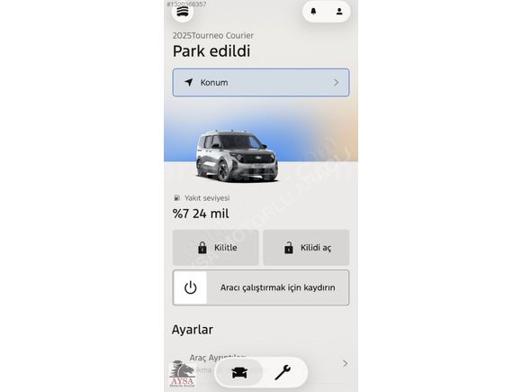 2025 MODEL 21.000KM FORD COURİER 1.0 ACTİVE+KIŞ PAKETİ