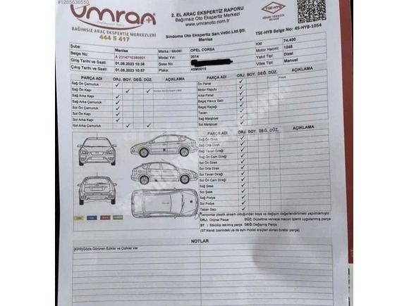 Sahibinden Opel Corsa 1.3 CDTI Essentia 2014 Model 
