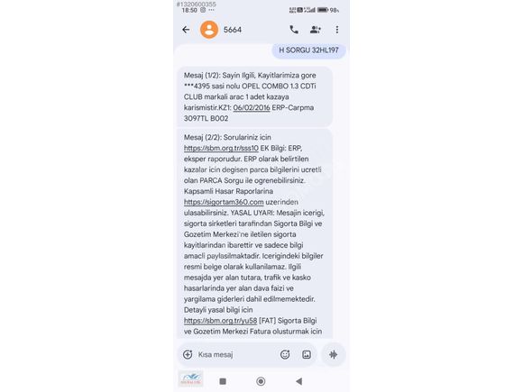 SOLMAZ OTOMOTİV SATILIK TERTEMİZ COMBO BAKIMLI