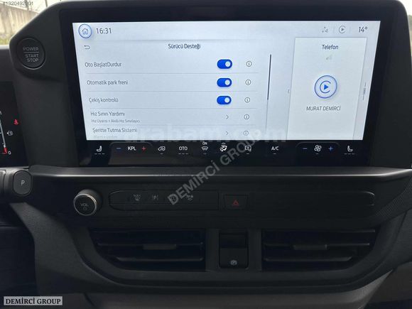 TRANSİT CUSTOM 320L DELUXE 2.0EcoBlue 9.700 KM HATASIZ %20FATURA