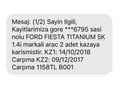 Sahibinden Ford Fiesta 1.4 Titanium X 2011 Model Kırıkkale