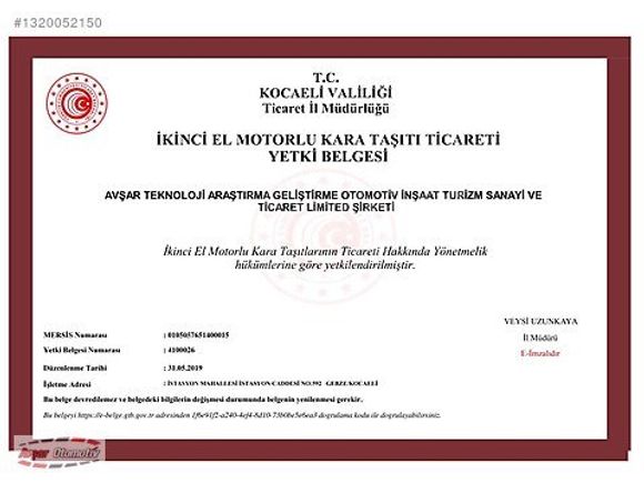 AVŞAR PLAZA'DAN "ORJİNAL BOYASIZ H.KAYITSIZ ÖZEL SİPARİŞ E 200d"