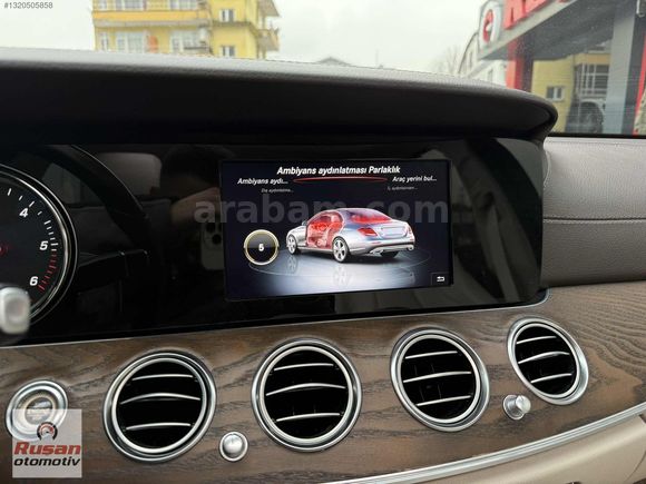 2018 E220dExclusive+CamTavan+ÇiftHafıza+Isıtma+Ambians HATASIZ