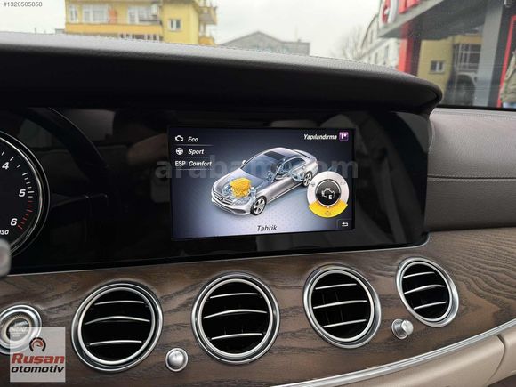 2018 E220dExclusive+CamTavan+ÇiftHafıza+Isıtma+Ambians HATASIZ