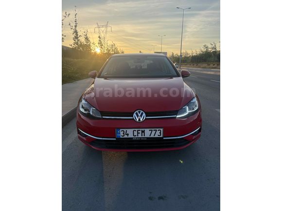 Sahibinden Volkswagen Golf 1.6 TDi BlueMotion Comfortline 2019 Model İstanbul 110.000 km Kırmızı