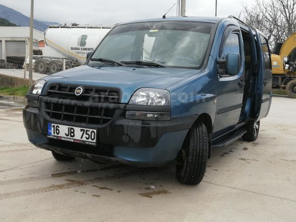 Sahibinden Fiat Doblo Cargo 1.9 D SX 2001 Model  295.000 km Mavi (metalik)