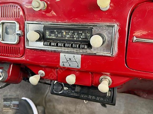 1966 VW 1200 PRE DÜZ CAM DMR KONSOL KOLLEKSİYONLUK ARAYANLAR LPG