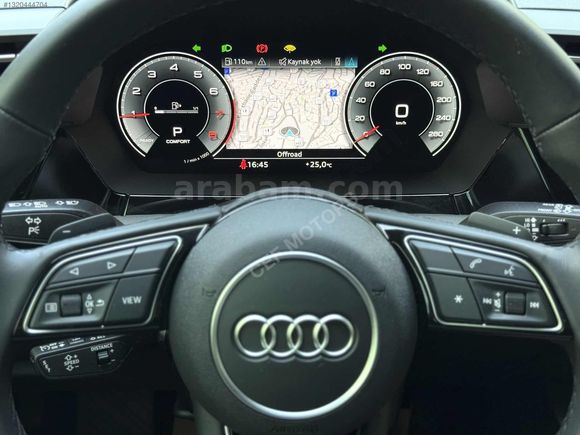 BOYASIZ 2025 MODEL AUDİ A3 SPORTBACK 35 TFSI ADVANCED (10.000km)