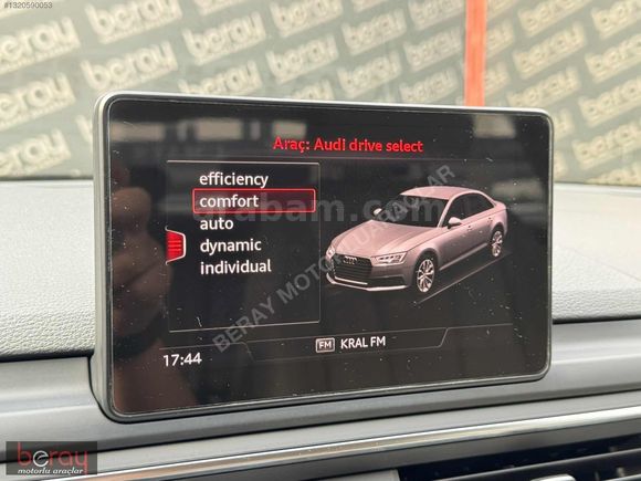 /BERAY// 2017 AUDİ A4 2.0 TDI Dynamic S-Tronic HATASIZ