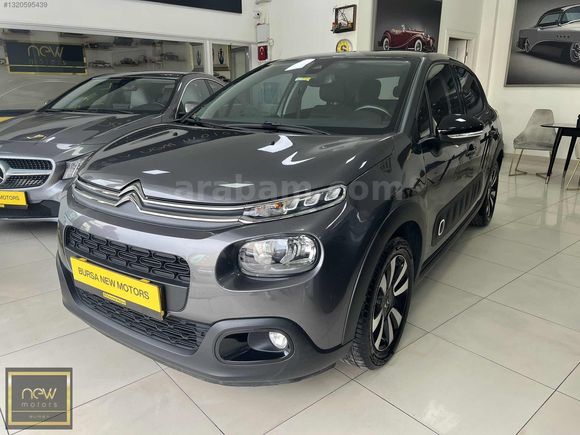 2019 MODEL CİTROEN C3 1.2PRUTECH SHİNE 74.000KM HATASIZ BOYASIZ