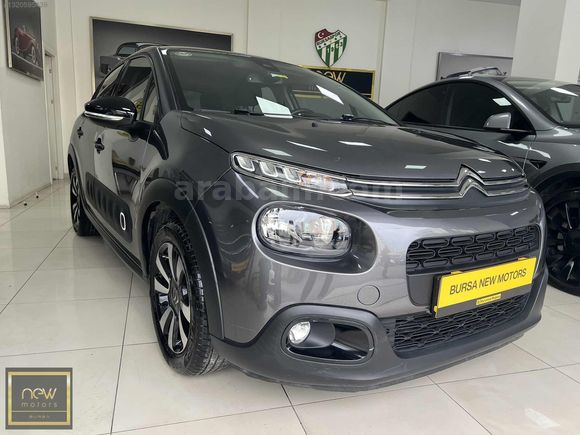 2019 MODEL CİTROEN C3 1.2PRUTECH SHİNE 74.000KM HATASIZ BOYASIZ