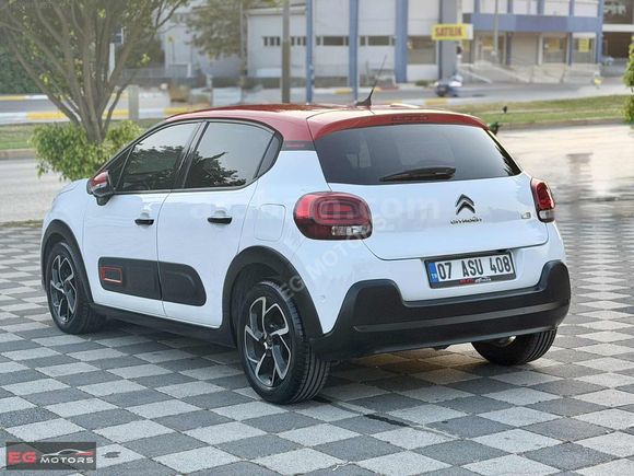 2020 CİTROEN C3 SHİNE OTOMATİK HATASIZ BOYASIZ ORJİNAL ÇİFT RENK