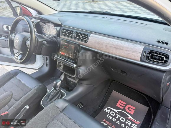 2020 CİTROEN C3 SHİNE OTOMATİK HATASIZ BOYASIZ ORJİNAL ÇİFT RENK