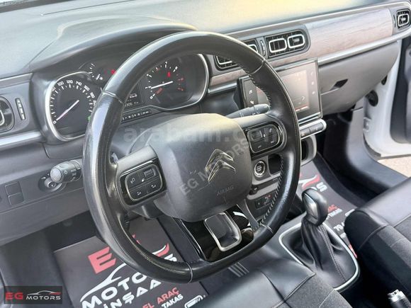 2020 CİTROEN C3 SHİNE OTOMATİK HATASIZ BOYASIZ ORJİNAL ÇİFT RENK