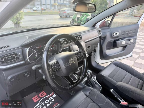 2020 CİTROEN C3 SHİNE OTOMATİK HATASIZ BOYASIZ ORJİNAL ÇİFT RENK