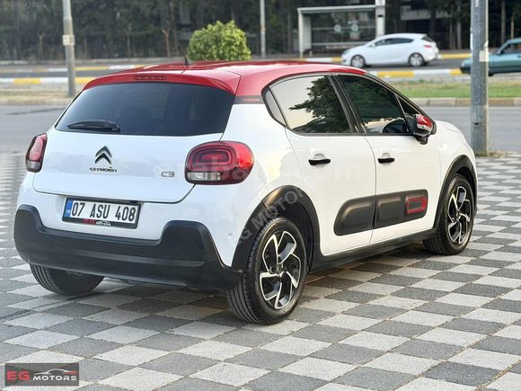 2020 CİTROEN C3 SHİNE OTOMATİK HATASIZ BOYASIZ ORJİNAL ÇİFT RENK