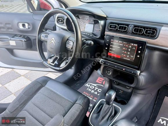 2020 CİTROEN C3 SHİNE OTOMATİK HATASIZ BOYASIZ ORJİNAL ÇİFT RENK