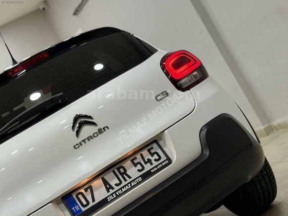 2020 + BOYASIZ + DEĞİŞENSİZ + OTOMATİK + 50 BİN KM +CİTROEN + C3