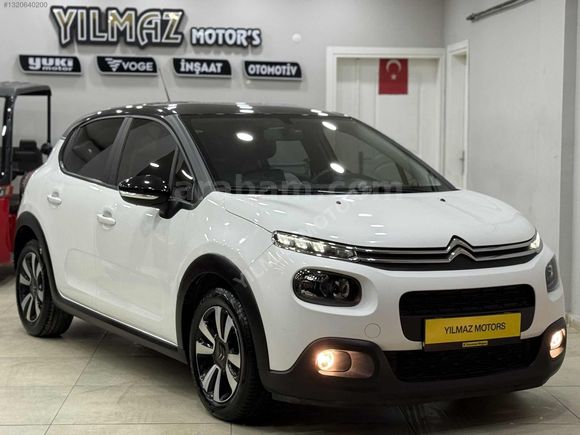 2020 + BOYASIZ + DEĞİŞENSİZ + OTOMATİK + 50 BİN KM +CİTROEN + C3