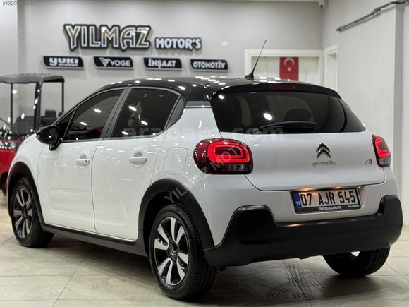 2020 + BOYASIZ + DEĞİŞENSİZ + OTOMATİK + 50 BİN KM +CİTROEN + C3
