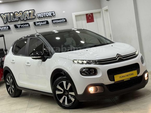 2020 + BOYASIZ + DEĞİŞENSİZ + OTOMATİK + 50 BİN KM +CİTROEN + C3
