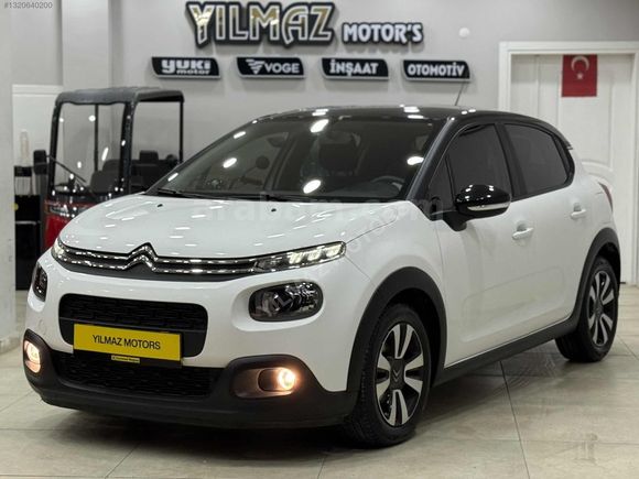 2020 + BOYASIZ + DEĞİŞENSİZ + OTOMATİK + 50 BİN KM +CİTROEN + C3