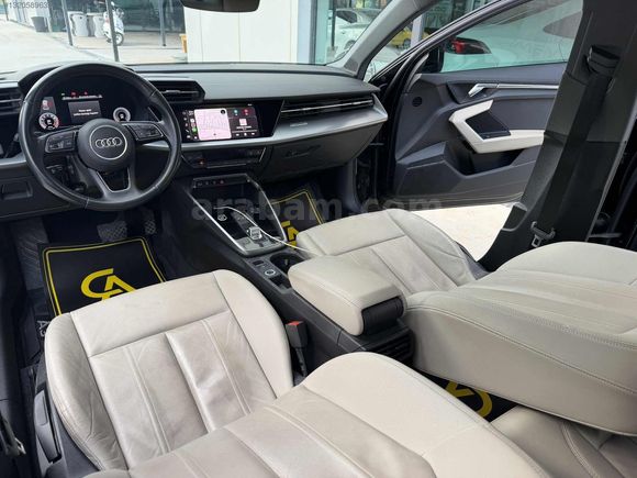 AUDİ A3-2022-120 BİN KM-35 TFSI-ADVANCED İÇİ BEJ DERİ