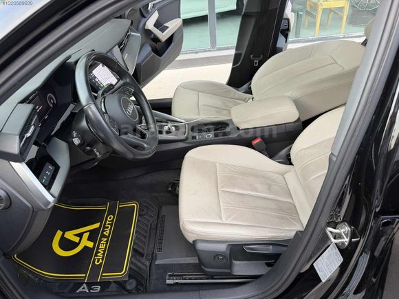 AUDİ A3-2022-120 BİN KM-35 TFSI-ADVANCED İÇİ BEJ DERİ