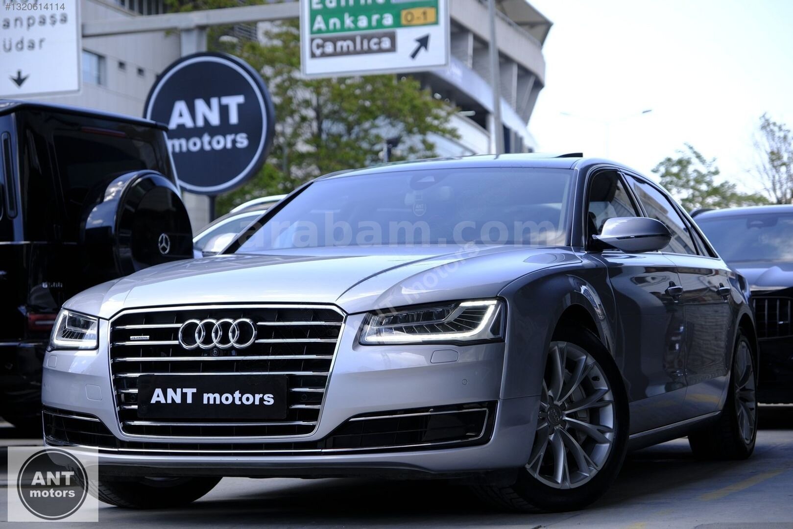 Galeriden Audi A8 3.0 TDI Quattro Long 2014 Model İstanbul 20.000 km Gri 4