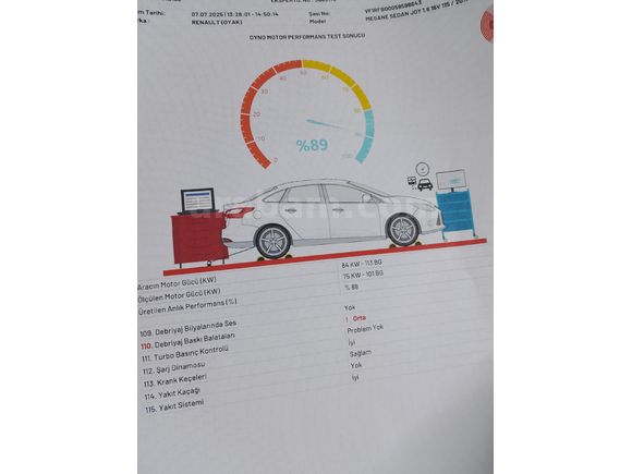 temiz Sahibinden Renault Megane 1.6 Joy 2017 Model