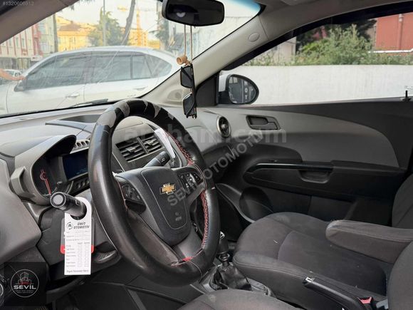 2012-Chevrolet Aveo 1.3 D LT-Kusursuz-12 Taksit