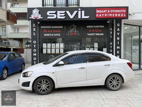 2012-Chevrolet Aveo 1.3 D LT-Kusursuz-12 Taksit