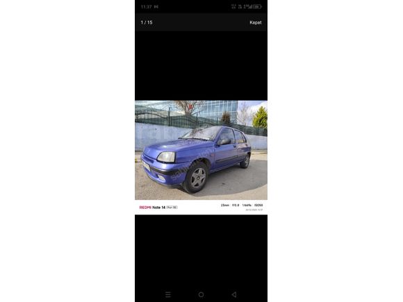 Sahibinden Renault Clio 1.4 RT 1998 Model